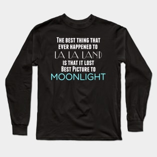 La La Land / Moonlight (White) Long Sleeve T-Shirt